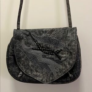 NWOT Genuine Leather Fiori of California Crossbody Bag